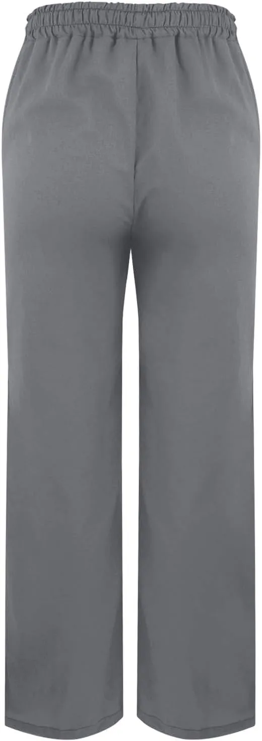 2025 Linen Pants Women High Waist Elastic Drawstring Lounge Trousers Casual Lightweight Side Split Summer Beach Pants