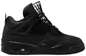 Air Jordan 4 Retro 'Net - Black' Sneakers for Women