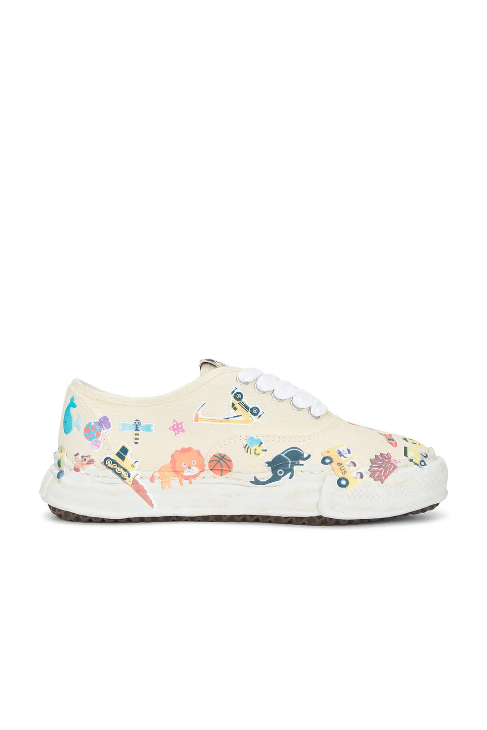 Baker Original Sole Canvas Stickers Print Low-Top Sneaker