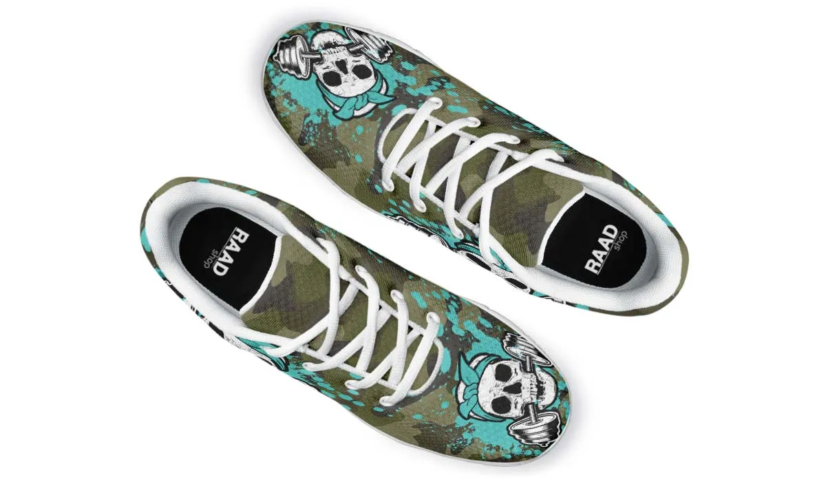 Camoturquoise Splat Skull