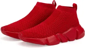 Hetios Girls Sneakers Running Shoes High-Heeled Socks Shoes Boys Athletic Sneakers Kids Sock Shoes (Toddler/Little Kid/Big Kid)