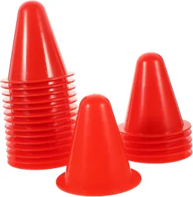 Kisangel Roller Skating Pile Obstacle 40pcs Mini Cones Plastic Agility Cones Training Markers Football Basketball Soccer Party Games