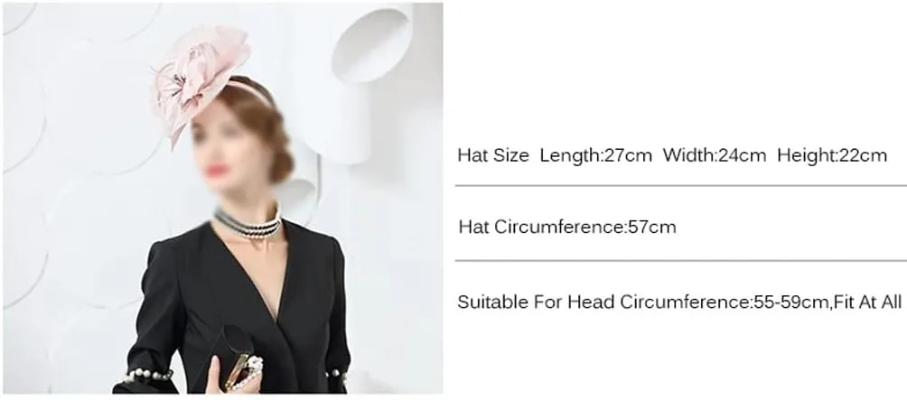 Ladies Wedding Linen Hat Fedora Ladies Dress