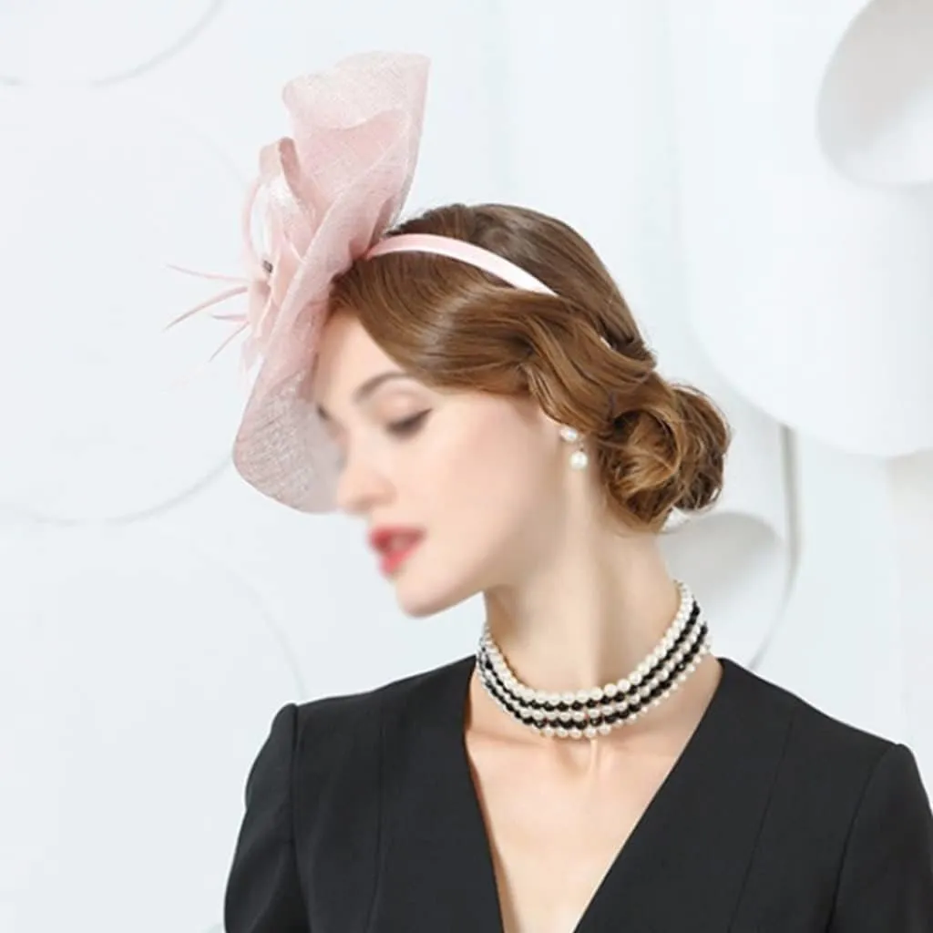Ladies Wedding Linen Hat Fedora Ladies Dress