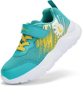 LOLLi kidz Boys Girls Shoes Kids Sneakers Athletic Tennis Shoes Lightweight Breathable Running Shoes