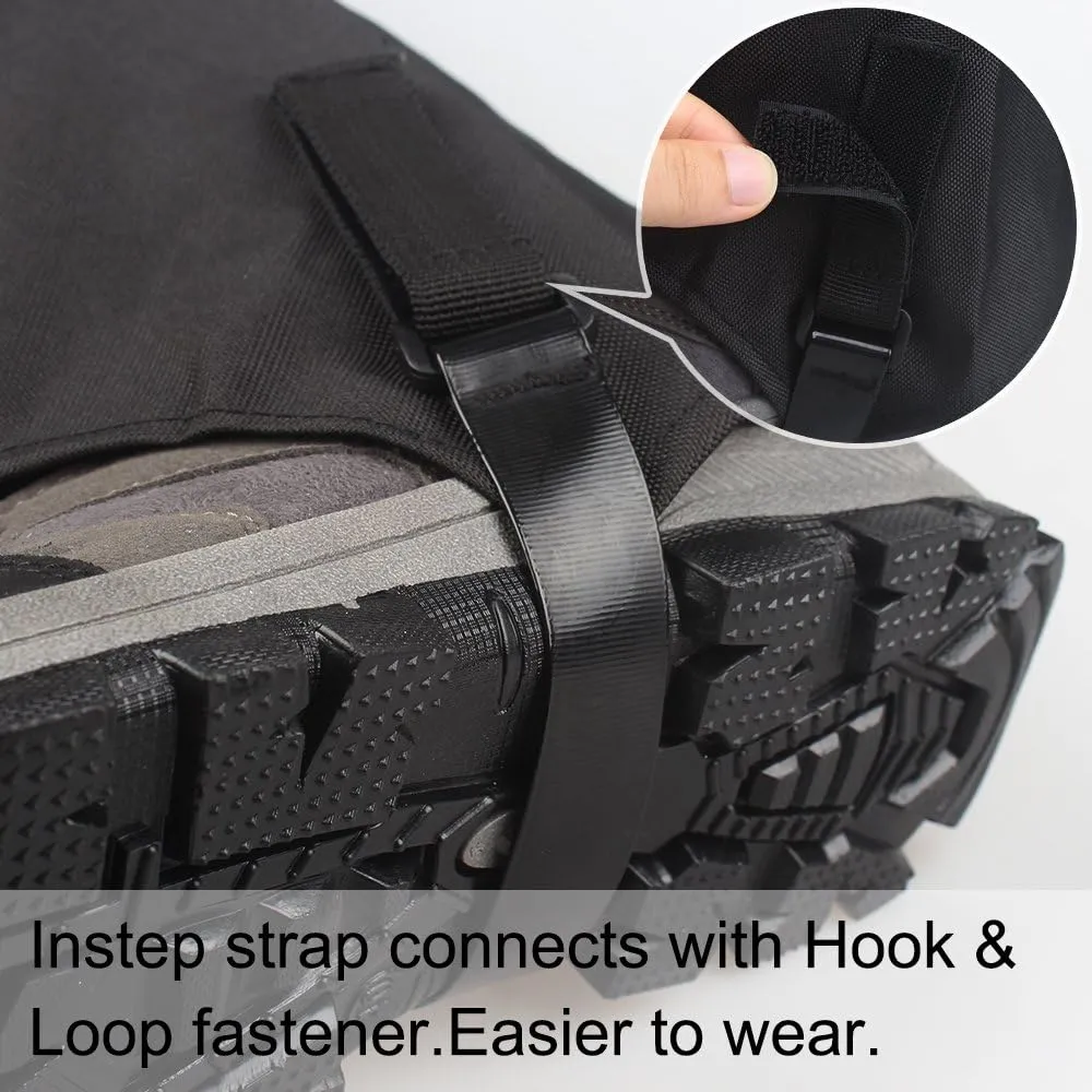MAGARROW Leg Gaiters Hiking Snow Boot Gaiter Outdoor Waterproof Gaiters Shoes Cover Oxford Fabric