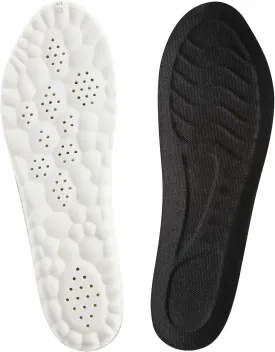Memory Foam Insoles for Men and Women, Thick Comfort Insoles with Arch Replacement Massage Insole for Trainers, Sneakers, Soprts Shoes, Work Boots, Black(M: US 8.5/9 W: US 10/10.5)