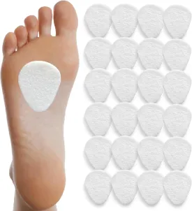 Metatarsal Pads Felt Foot Pads for Pain Relief for Women & Men [1/4" Thick] Ball of Foot Cushions, Metatarsalgia, Forefoot and Sole Support, Mortons Neuroma (One Size Fits All, 24, Count)