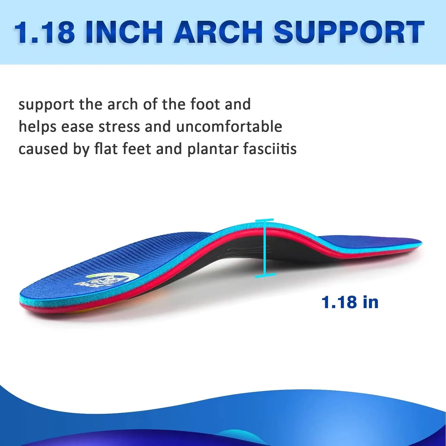 Orthotic Flat Feet Arch Support Insoles - Metatarsal Orthotic Insole Arch Supports Inserts for Metatarsalgia, Plantar Fasciitis, Ball of Foot Pain Relief - Mortons Neuroma Shoe Inserts