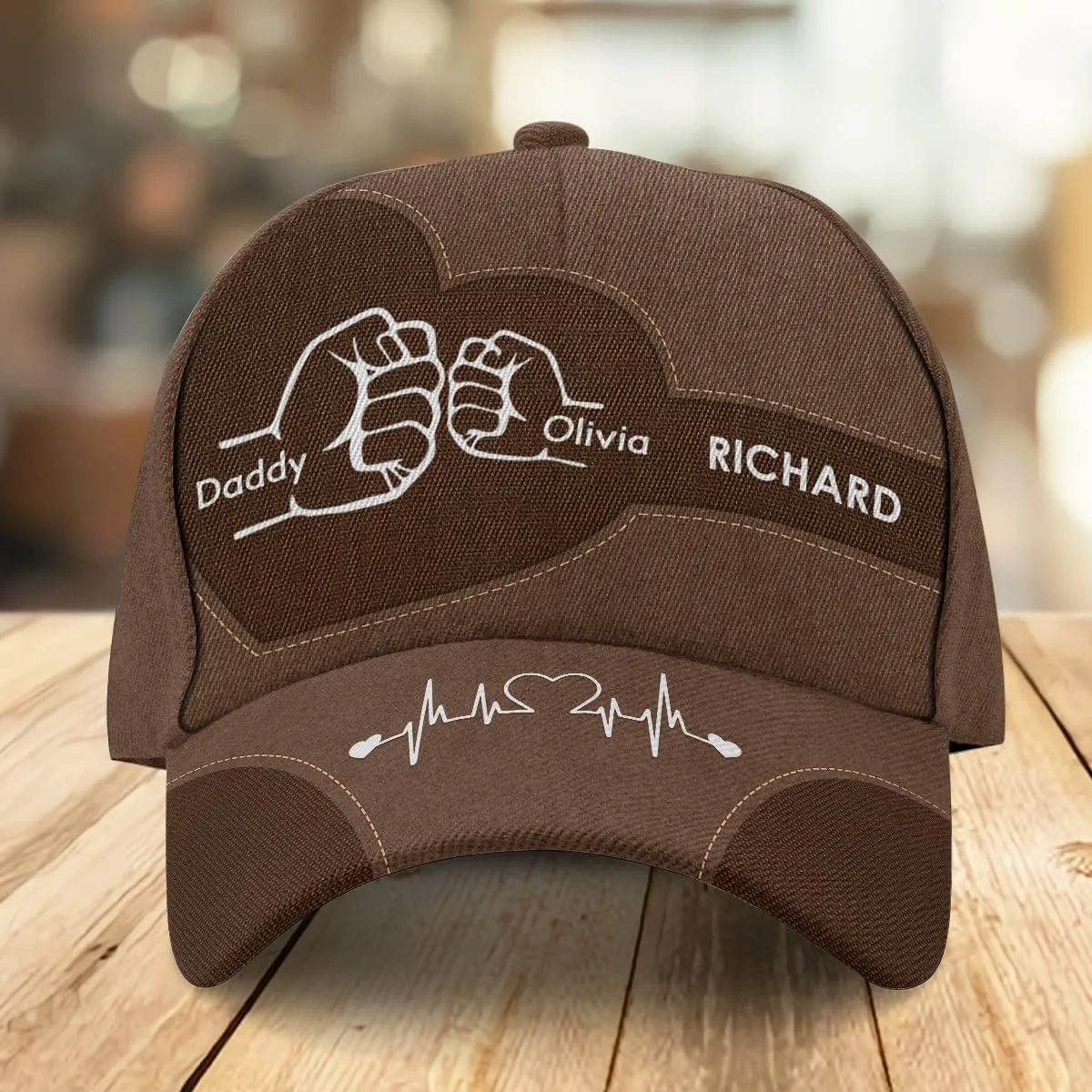 Personalized Dad Grandpa Cap - Custom Dad Grandpa Hat with Kids Name - Custom Gift for Daddy On Fathers Day