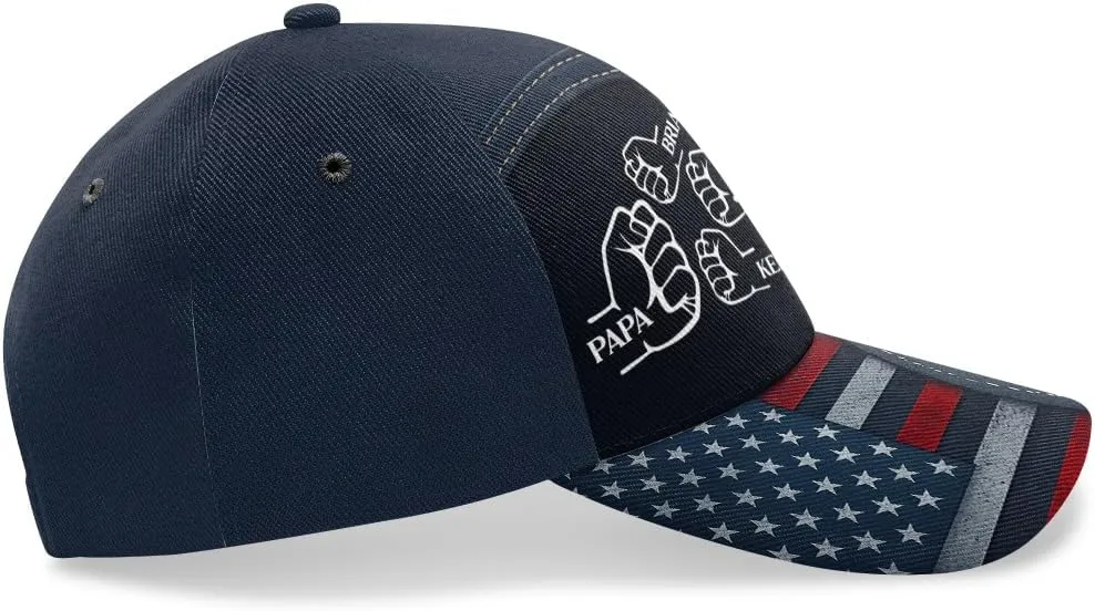 Personalized Dad Grandpa Cap - Custom Dad Grandpa Hat with Kids Name - Custom Gift for Daddy On Fathers Day