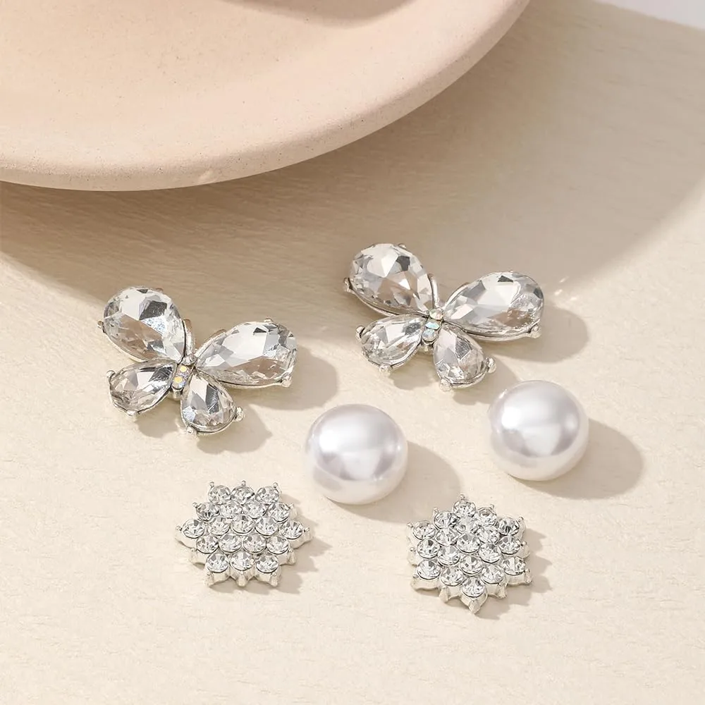 Rhinestone Bling Shoe Charms Designer Jewelry Accessories for Women Girls Luxury Rhinestone Butterfly Jewelry Shoe Decoration with Bling Girly Chains Fashion for Party Favors Birthday Gifts