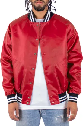 Shaka Wear Men??s Bomber Jacket ?C Classic Padded Relaxed Fit Water Resistant College Baseball Varsity Coat S-3XL