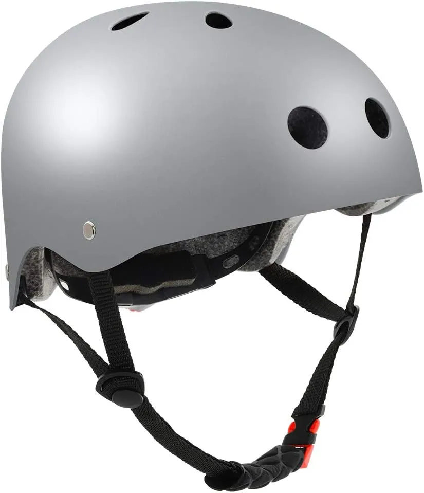 Skateboard Helmet, Bike Helmet for Kids Youth Adult CPSC Certified, Adjustable for Multi-Sport Skateboard, Scooter, Skating, Cycling, Roller Skate, Rollerblading