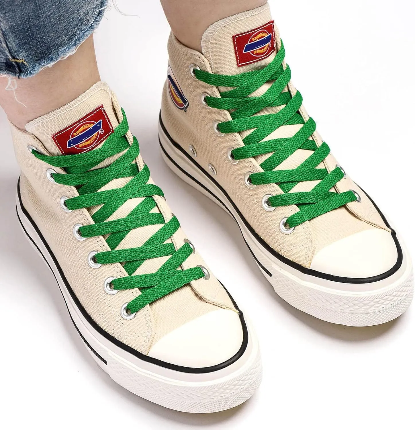 Stepace [2 Pairs Flat Shoe Laces for Sneakers 30"-72" Length 26 Color Shoelaces